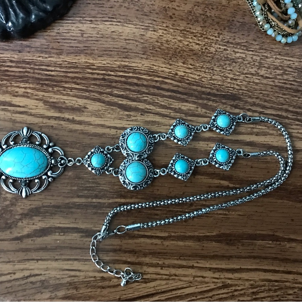 Turquoise Canchubon Necklace